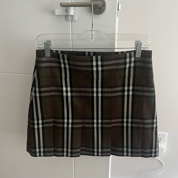 Burberry Plaid Wool Mini Skirt - Picture 4 of 5